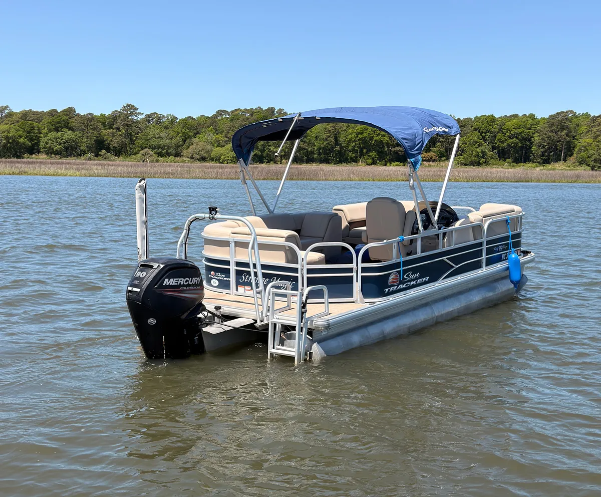 2019 Sun Tracker Party Barge 20 DLX — Coastal Boat Pros, Little River SC