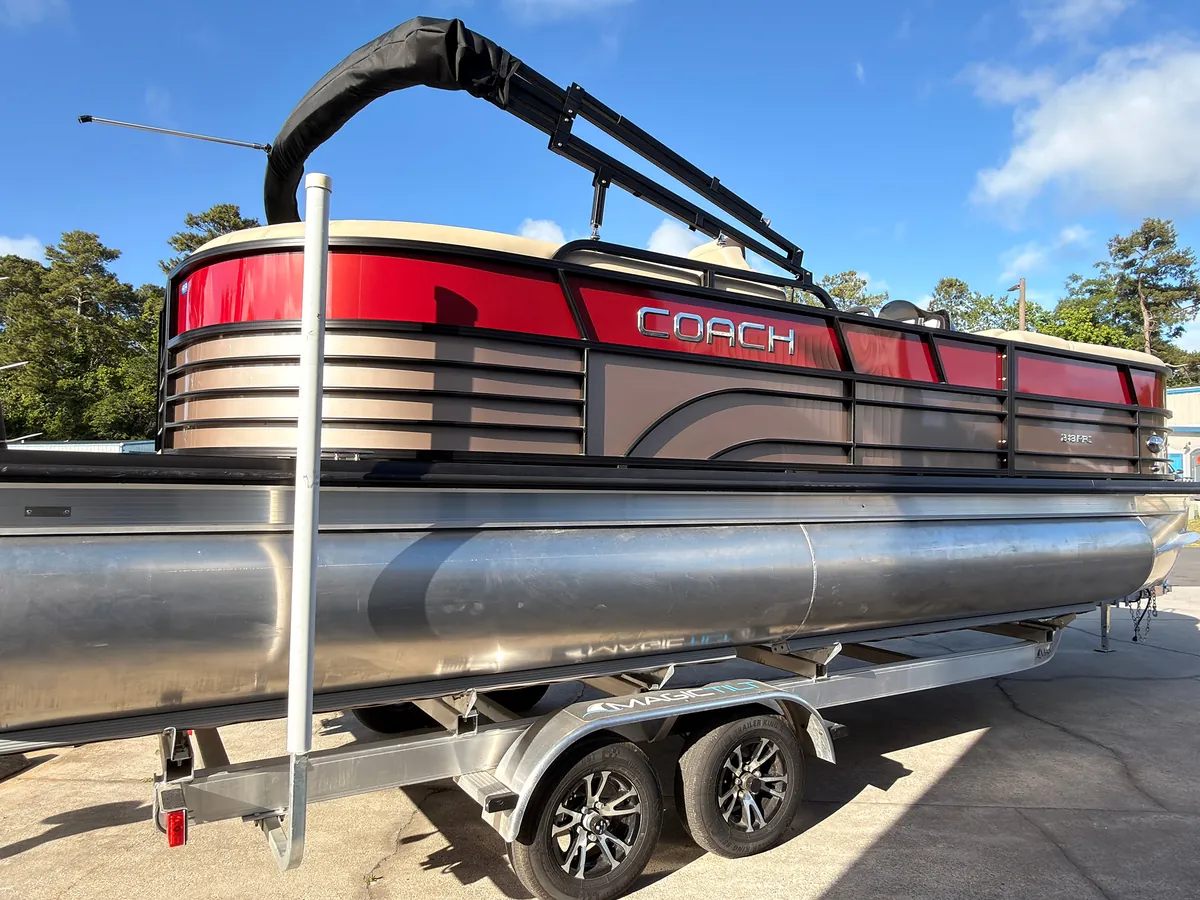 2026 Coach Pontoon 243 RFC Red — Coastal Boat Pros, Little River SC