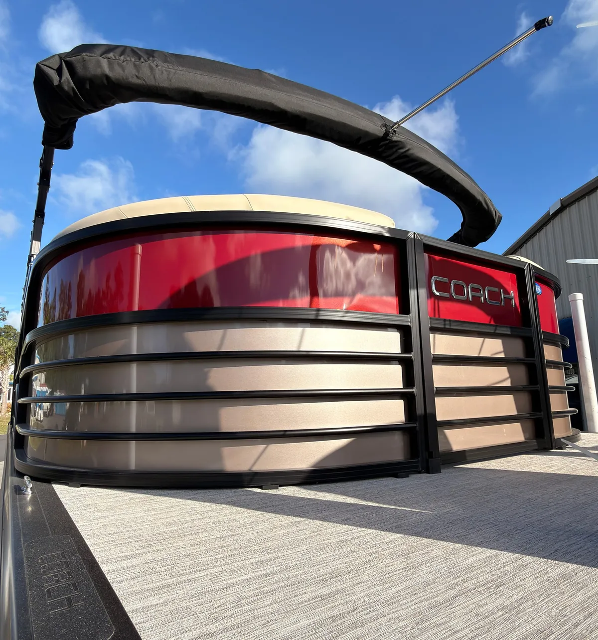 2026 Coach Pontoon 243 RFC Red — Coastal Boat Pros, Little River SC