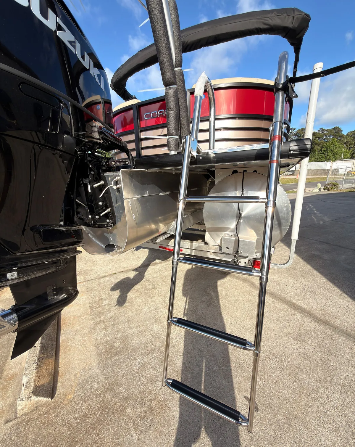 2026 Coach Pontoon 243 RFC Red — Coastal Boat Pros, Little River SC