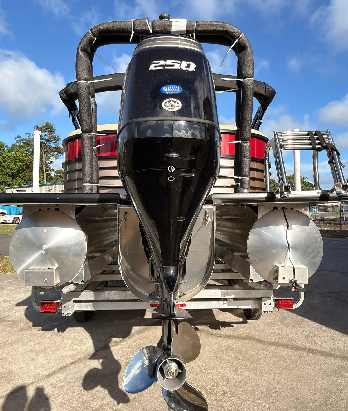 2026 Coach Pontoon 243 RFC Red — Coastal Boat Pros, Little River SC