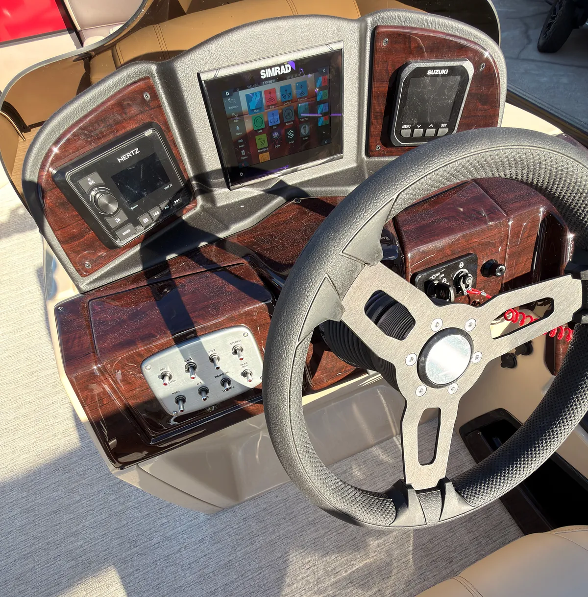 2026 Coach Pontoon 243 RFC Red — Coastal Boat Pros, Little River SC