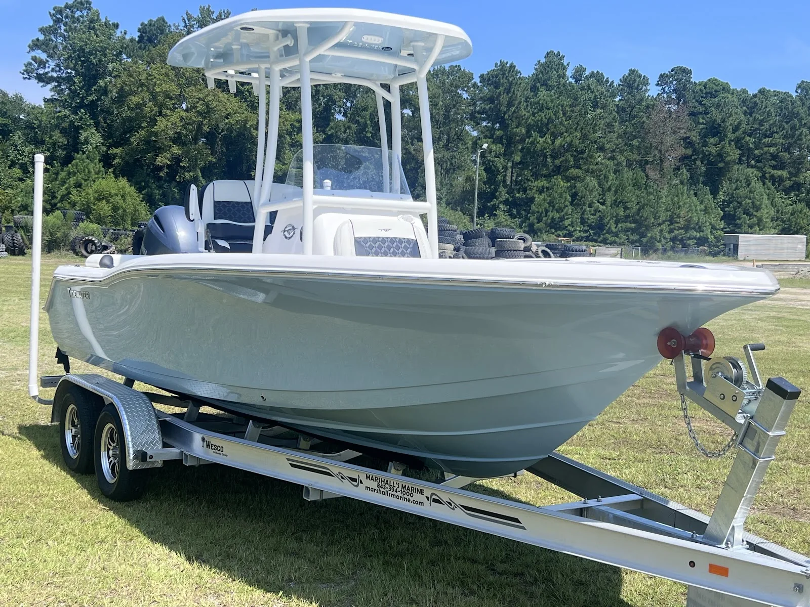 Coastal Boat Pros yard in Little River, SC