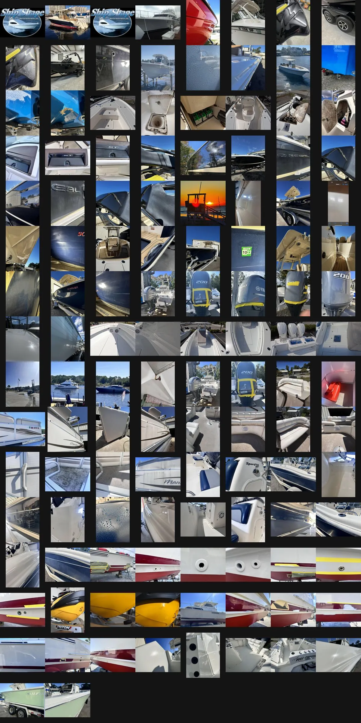 Coastal Boat Pros detailing & restoration work